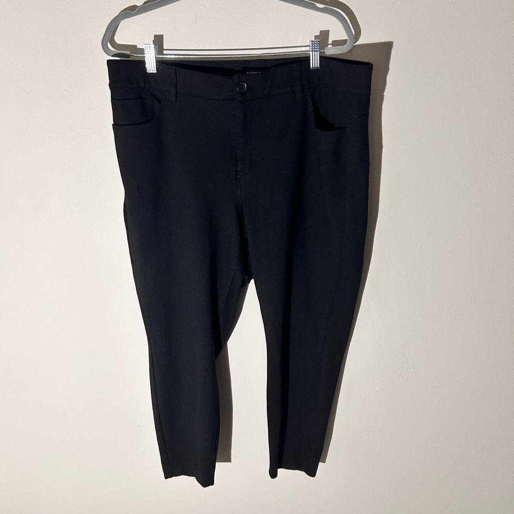 Torrid Sz 20r  Black ankle dress Pants. Business casual. Office.Officecore VGUC